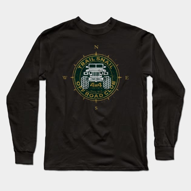 Off roading, however long it takes! Long Sleeve T-Shirt by Farm Road Mercantile 